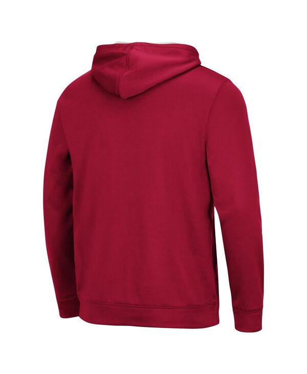 コロシアム メンズ アウター パーカー・スウェット パーカー Colosseum Men's Alabama Crimson Tide Slash Stack 2.0 Pullover Hoodie Crimson クリムゾン