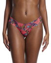 【送料無料】 ハンキーパンキー レディース パンツ アンダーウェア Printed Signature Lace Low Rise Thong Underwear Wonderland Blooms