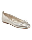 【送料無料】 マーク・フィッシャー レディース スリッポン・ローファー シューズ Women's Ubet Slip-On Square Toe Dress Flats Gold Leather(4)