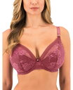 【送料無料】 ファンタジー レディース ブラジャー アンダーウェア Fusion Lace Underwire Padded Plunge Bra Rosewo...