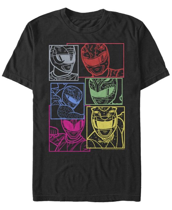 【送料無料】 フィフスサン メンズ Tシャツ トップス Men's Street Power rangers Short Sleeve Crew T-shirt Black