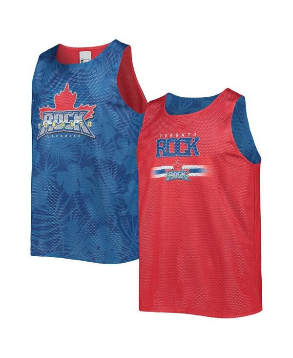 【送料無料】 フォコ メンズ タンクトップ トップス Men's Blue Red Toronto Rock Reversible Mesh Tank Top Blue Red