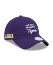 【送料無料】 ニューエラ レディース 帽子 アクセサリー Women's Purple LSU Tigers Script 9TWENTY Adjustable Hat Purple(4)
