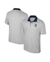 【送料無料】 コロシアム メンズ ポロシャツ トップス Men's Gray Notre Dame Fighting Irish Tuck Striped Po...