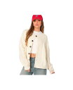 【送料無料】 アディクテッド レディース ニット・セーター アウター Women's Rory oversized cable knit cardigan Cr...