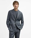 【送料無料】 マンゴ メンズ ジャケット・ブルゾン アウター Men's Blend Suit Jacket Petrol Blue