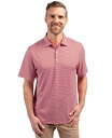 【送料無料】 カッターアンドバック メンズ ポロシャツ トップス Men's Forge Eco Double Stripe Stretch Recycled ...