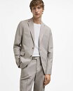 【送料無料】 マンゴ メンズ ジャケット・ブルゾン アウター Men's Blend Suit Jacket Light/Pastel Grey