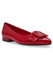 【送料無料】 アンクライン レディース パンプス シューズ Women's Kalea Pointed Toe Buckle Flats Red Patent(4)