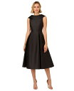 【送料無料】 アドリアナ パペル レディース ワンピース トップス Women's Boat Neck Sleeveless Fit & Flare Dress...