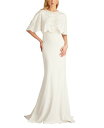 【送料無料】 タダシショージ レディース ワンピース トップス Women's Reba Embellished Cape Overlay Bridal Gow...