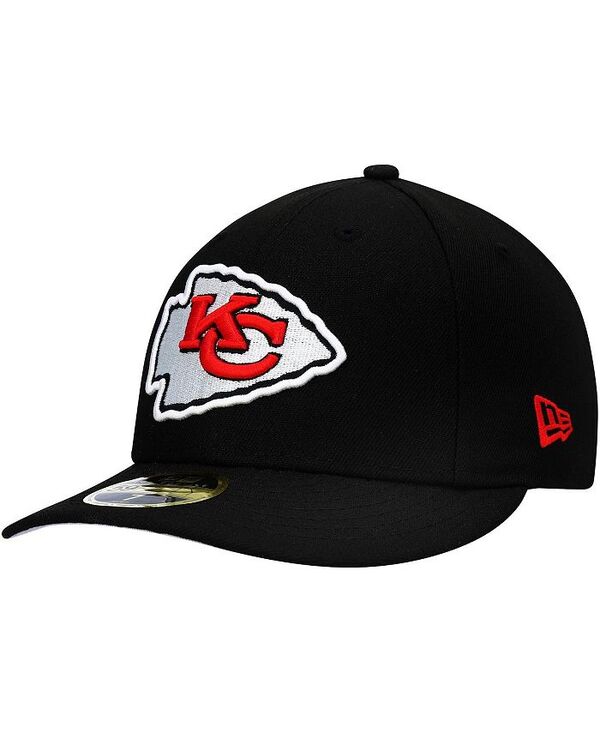 ニューエラ メンズ アクセサリー 帽子 New Era Men's Black Kansas City Chiefs Omaha Low Profile 59F...