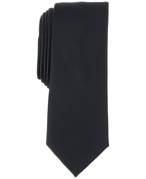 【送料無料】 バースリー メンズ ネクタイ アクセサリー Men's Logan Solid Tie Dark Charcoal