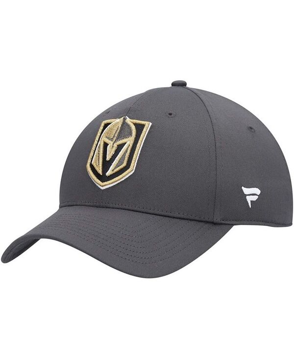 ファナティクス メンズ アクセサリー 帽子 ロゴ Fanatics Men's Charcoal Vegas Golden Knights Logo Core ...