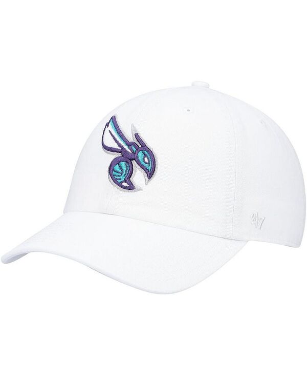 47 ֥  ꡼ ˹ '47 Brand Men's '47 White Charlotte Hornets Team Clean Up ...