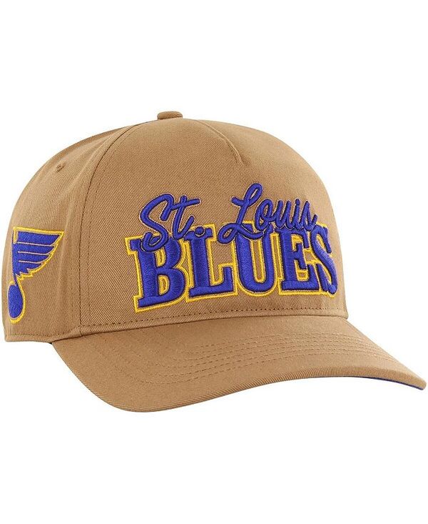 【送料無料】 47ブランド メンズ 帽子 アクセサリー Men's Tan St. Louis Blues Barnes Hitch Adjustable Hat Tan