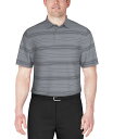 【送料無料】 ピージーエーツアー メンズ ポロシャツ トップス Men's Altered Stripe Polo Shirt Tradewinds