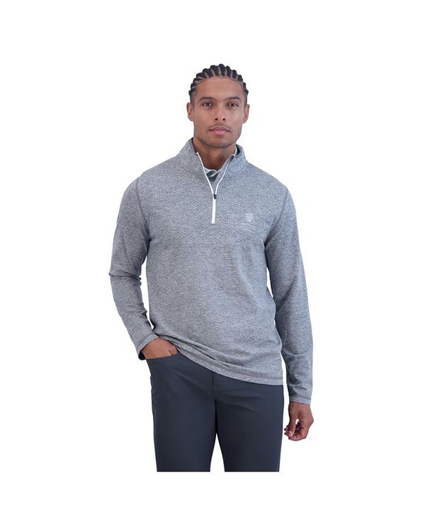 【送料無料】 ベンシャーマン メンズ パーカー・スウェット アウター Men's Seamless Knit Quarter Zip Sweatshirt Grey