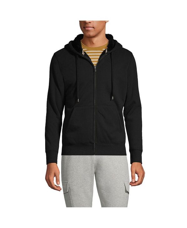 ̵ 󥺥  ѡå  Men's Tall Serious Sweats Full Zip High Pile Fleece Hoodie Black