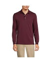 【送料無料】 ランズエンド メンズ ポロシャツ トップス Big & Tall Long Sleeve Cotton Supima Polo Shirt Roy...