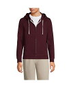 【送料無料】 ランズエンド メンズ パーカー・スウェット アウター Men's Long Sleeve Serious Sweats Full Zip Hood...