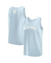 【送料無料】 ファナティクス メンズ タンクトップ トップス Men's Light Blue New York Yankees Elements Tank T...