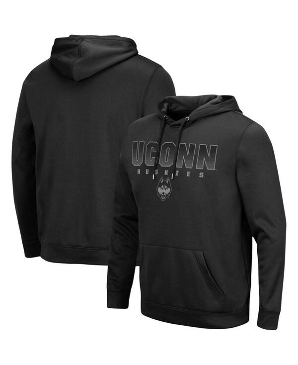 【送料無料】 コロシアム メンズ パーカー・スウェット アウター Men's Black UConn Huskies Blackout 3.0 Pullover Hoodie Black