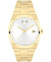 【送料無料】 モバド レディース 腕時計 アクセサリー Women's Bold Quest Swiss Quartz Ionic Plated Light Gold Steel Watch 35mm Gold-tone(2)