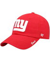 【送料無料】 47ブランド レディース 帽子 アクセサリー Women's Red New York Giants Miata Clean Up Seconda...