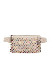 【送料無料】 ザサック レディース ボディバッグ・ウエストポーチ バッグ Caraway Crochet Small Belt Bag Ecru Multi Beads(4)