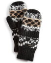 【送料無料】 コールハーン レディース 手袋 アクセサリー Women's Reversible Fair Isle Mittens Black Multi