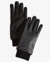 【送料無料】 コールハーン レディース 手袋 アクセサリー Women's Stretch-Palm Leather Gloves Caviar