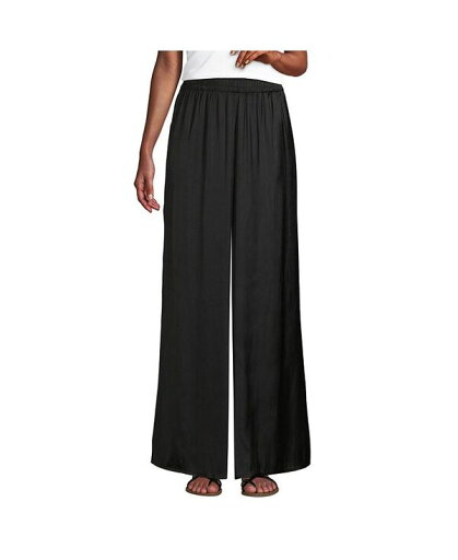【送料無料】 ランズエンド レディース カジュアルパンツ ボトムス Women's Wide Leg Fluid Palazzo Pants Black 【送料無料】 ランズエンド レディース カジュアルパンツ ボトムス Women's Wide Leg Fluid Palazzo Pants Black