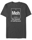 フィフスサン メンズ Tシャツ トップス Men's Element of Meh Short Sleeve Crew T-shirt Charcoal