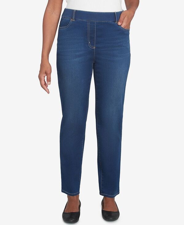 【送料無料】 アルフレッド ダナー レディース カジュアルパンツ ボトムス Women's Harvest Moon Super Stretch Faux Fly Denim Medium Length Pants Dark Indigo