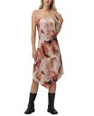 【送料無料】 フライ レディース ワンピース トップス Women's Lace Trimmed Cami Asymmetrical Dress Peyote ...