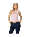 【送料無料】 アディクテッド レディース タンクトップ トップス Women's Twisted cut out tank top Light-pink