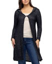 【送料無料】 24セブンコンフォート レディース ニット・セーター アウター Women's Knee Length Long Sleeve Hooded Ca...