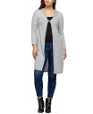 【送料無料】 24セブンコンフォート レディース ニット・セーター アウター Women's Knee Length Long Sleeve Hooded Ca...