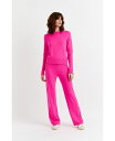 【送料無料】 シンティアンドパーカー レディース カジュアルパンツ ボトムス Women's Chinti & Parker Wool-Cashmere Wide-Leg Track Pants Hot pink
