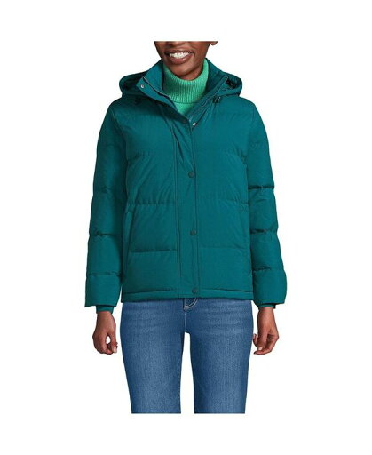【送料無料】 ランズエンド レディース ジャケット・ブルゾン アウター Women's Wide Channel 600 Down Puffer Jacket Evening teal 【送料無料】 ランズエンド レディース ジャケット・ブルゾン アウター Women's Wide Channel 600 Down Puffer Jacket Evening teal