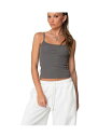 【送料無料】 アディクテッド レディース タンクトップ トップス Women's Deanna Tank Top Gray