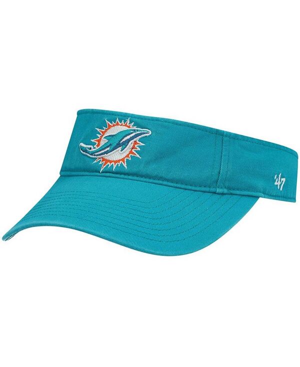 47 ブランド メンズ アクセサリー 帽子 '47 Brand Men's Aqua Miami Dolphins Clean Up Visor Aqua アク...