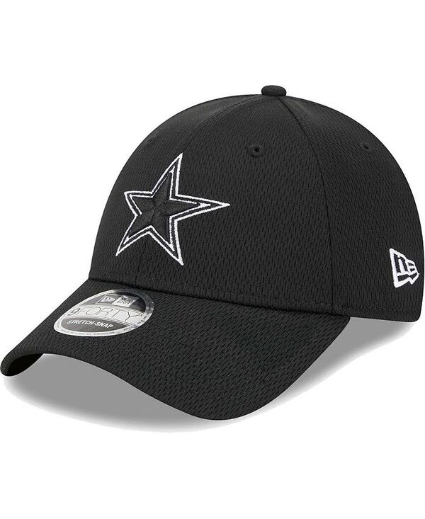 【送料無料】 ニューエラ メンズ 帽子 アクセサリー Men's Black Dallas Cowboys Main B-Dub 9FORTY Adjustable Hat Black