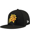 【送料無料】 ニューエラ メンズ 帽子 アクセサリー Men's Black Phoenix Suns Blackout Shadow Logo 59FIFTY Fitted Hat Black