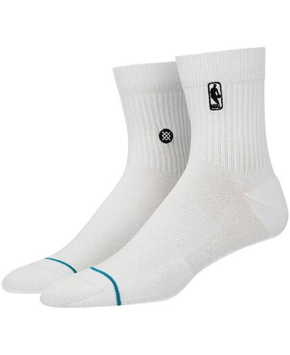 【送料無料】 スタンス メンズ 靴下 アンダーウェア Men's White NBA Logoman Quarter-Length Socks White 【送料無料】 スタンス メンズ 靴下 アンダーウェア Men's White NBA Logoman Quarter-Length Socks White
