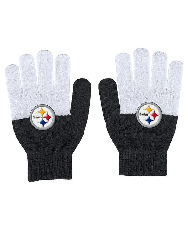 【送料無料】 ウェア バイ エリン アンドルーズ レディース 手袋 アクセサリー Women's Pittsburgh Steelers Color-Block Gloves Multi