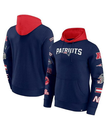 【送料無料】 ファナティクス メンズ パーカー・スウェット アウター Men's Navy/Red New England Patriots Patched Out Pullover Hoodie Navy Red 【送料無料】 ファナティクス メンズ パーカー・スウェット アウター Men's Navy/Red New England Patriots Patched Out Pullover Hoodie Navy Red