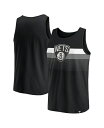 【送料無料】 ファナティクス メンズ タンクトップ トップス Men's Black Brooklyn Nets Wild Game Tank Top Blac...
