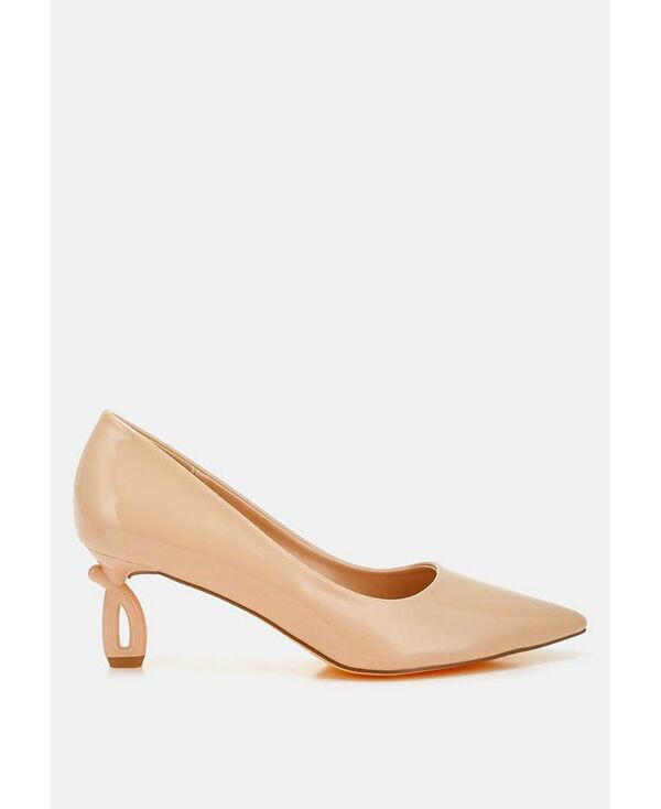 ロンドンラグ レディース シューズ サンダル ヒール London Rag Calla Pointed Toe Fantasy Heel Pumps Beige ベージュ